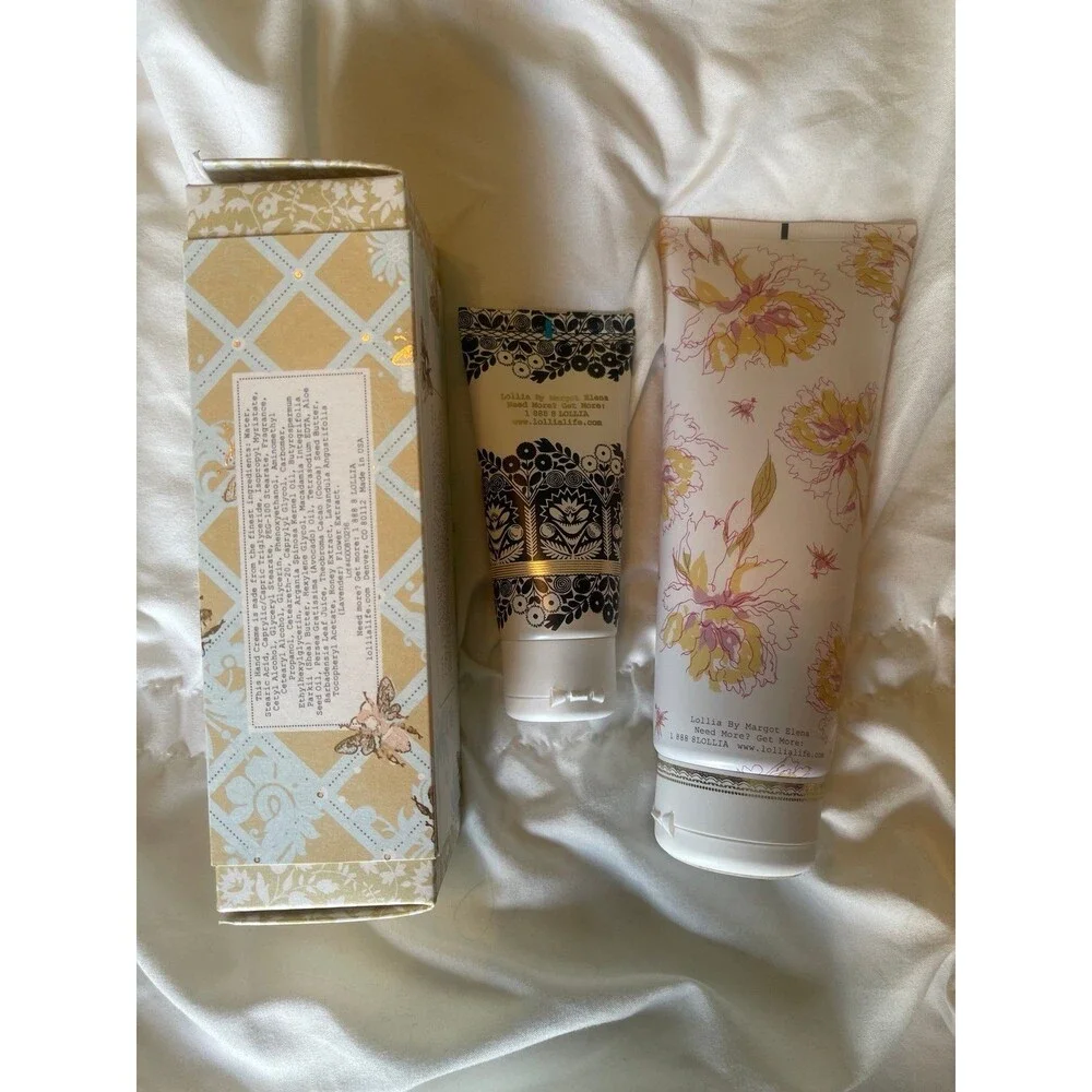 Lollia Trio - Hand Creme and Body Wash (Sugared Pastille, Peony, White Tea)